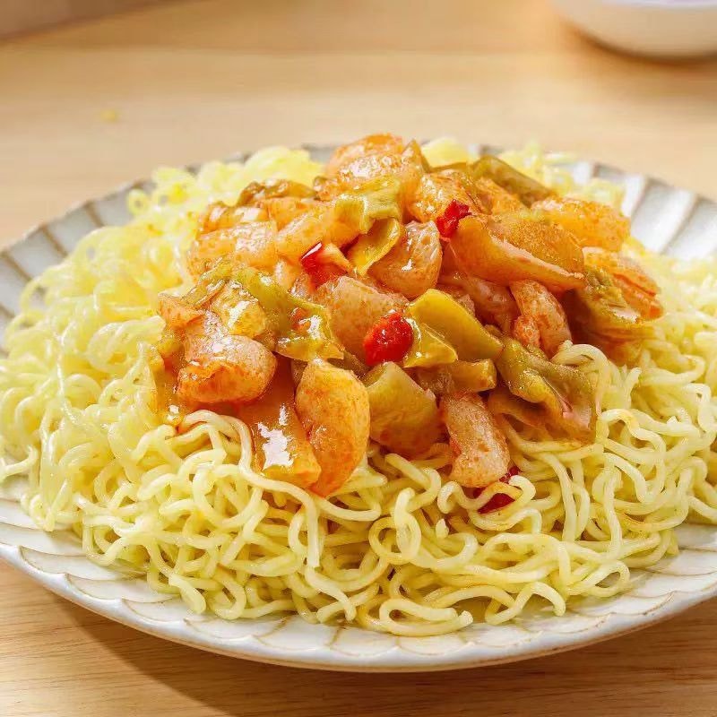 超友味 贡菜素虾滑 香辣味 弹韧口感 鲜香脆爽 口感醇厚 可口爆汁 100g