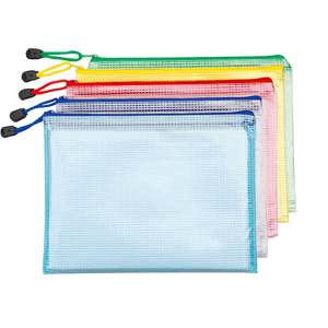 A4 Zipper File Folders 5 Pcs