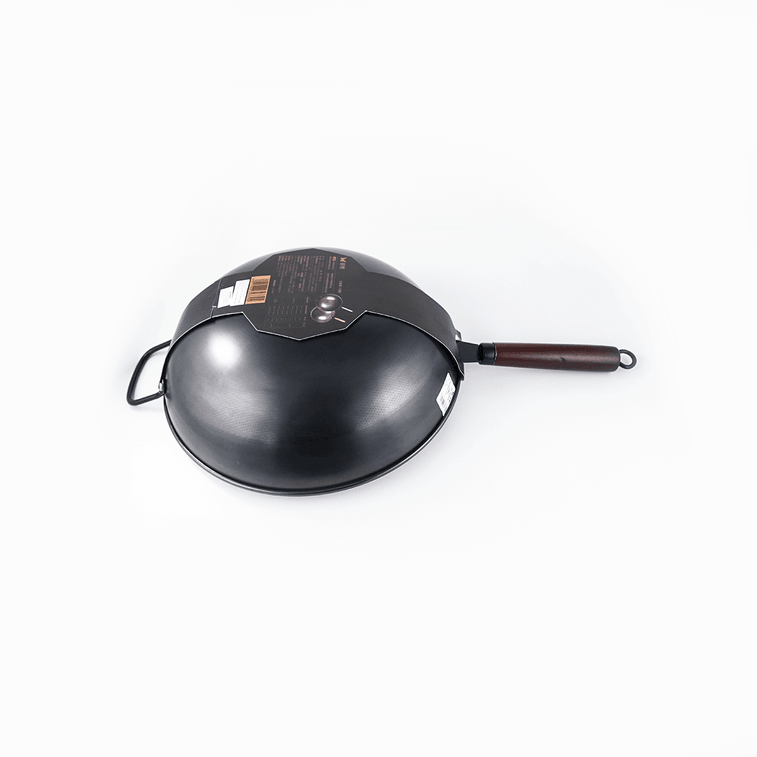 SUNCHA双枪 劲爆单耳蜂窝炒锅 不锈钢家用炒菜锅 35cm 不带锅盖 3