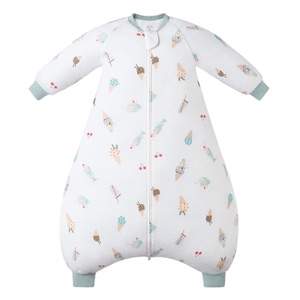 Nest Designs Baby 1.0 TOG Convertible Sleep Bag Avocado Bamboo - Ice Cream Summer 3-9M