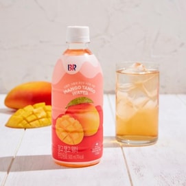 韩国BASKIN ROBBINS 芒果探戈水 果汁乳酸菌饮料 500ml *6【6份超值装】【韩国CU便利店爆火】