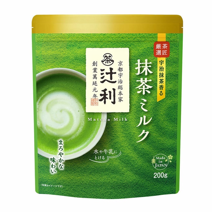 【日本直邮】日本kataoka 迁利 原味抹茶 含糖含奶 200g