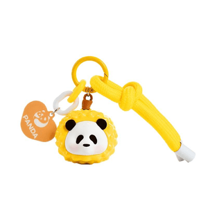 Chengdu Giant Panda Base Official Fruit Flower Cute Particle Pendant Keychain Durian 44mm