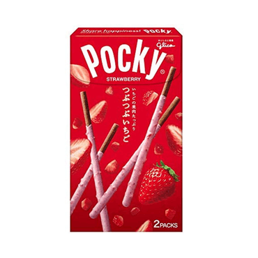 【日本直邮】GLICO格力高 POCKY百奇 草莓涂层饼干棒