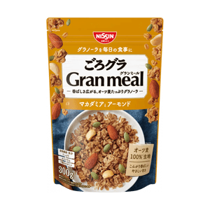 日本NISSIN日清 CISCO GORO GURA 什锦坚果燕麦片夏威夷果巴旦木味 300g【高纤维高铁元素9种维他命】【营养早餐】