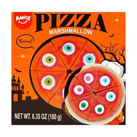 Pizza Eyeball Marshmallow, 6.3oz【Halloween Candy Trick or Treat】