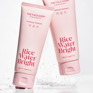 【韩国直邮】 韩国 The Face Shop 菲诗小铺 洗面奶卸妆大米洁面洗面奶清洁角质保湿深层清洁 160ml