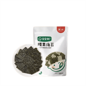 寶寶饞了 海苔夾心脆片即食 兒童零食無添加鹽輔食食譜 腰果夾心海苔 18g/袋