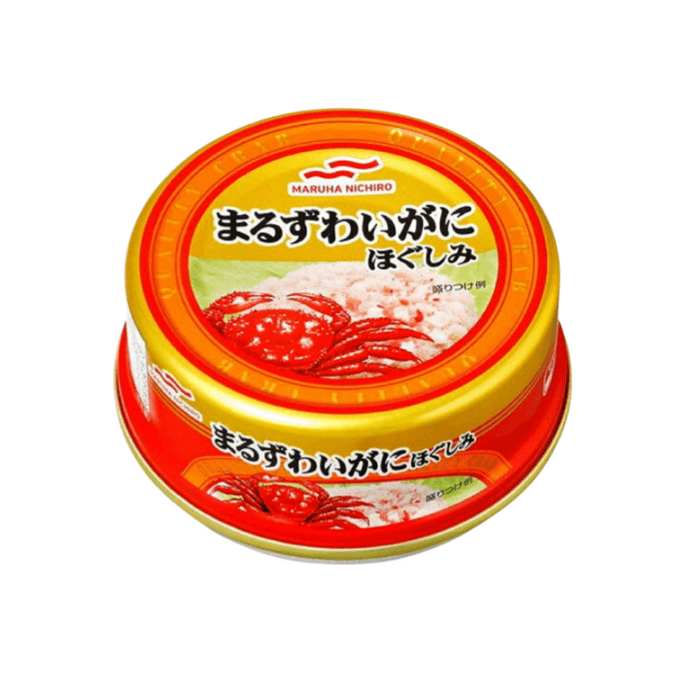 【日本直邮】 日本 MARUHA NICHIRO 即食罐头 超级下饭料 水煮蟹肉罐头 55g