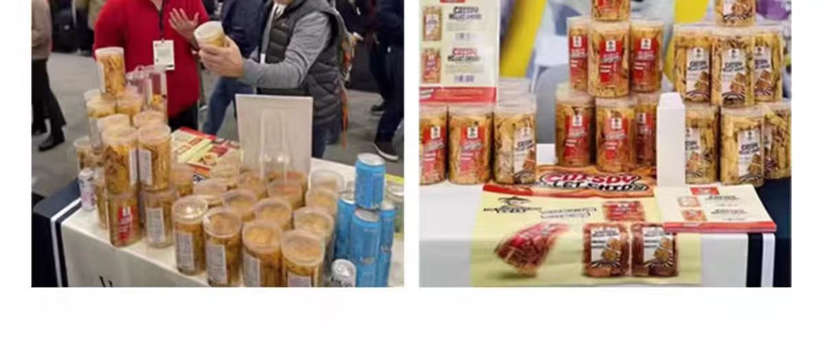 【中國直郵】 無名小卒 脆鍋巴原滋牛排麻辣味零食辦公室網紅小吃桶裝120g*2罐