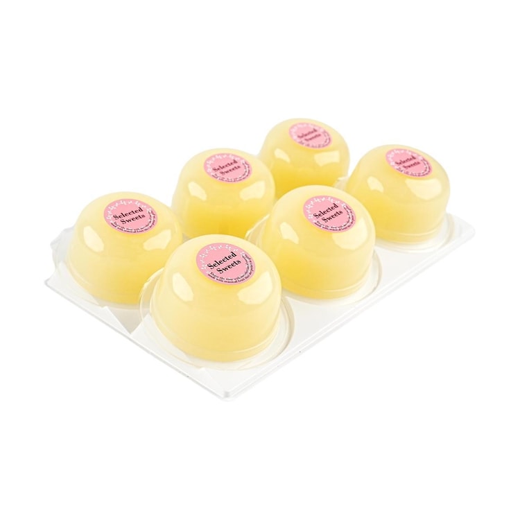 KIITAKARA White Peach Jelly Low Calorie 0 Fat ,3.84 oz*6 Piece