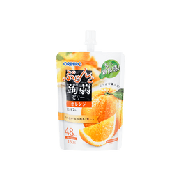 日本ORIHIRO 蒟蒻果冻 吸吸果冻 橙子味 130g