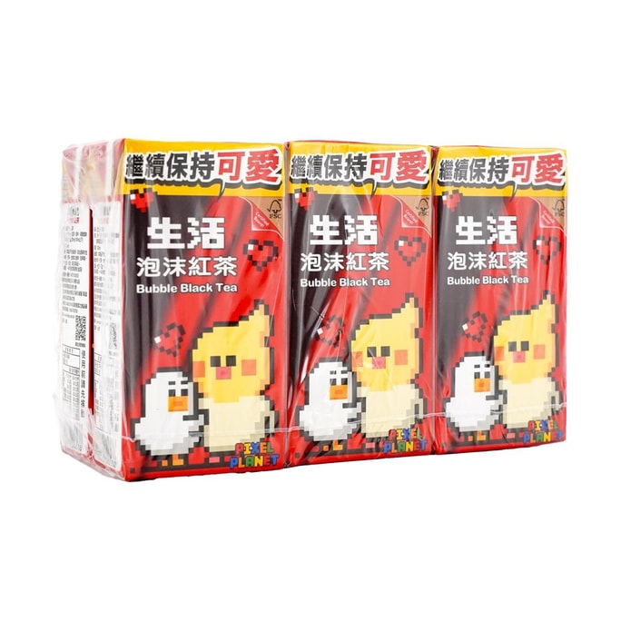 Bubble Black Tea 10.14 fl oz*6packs