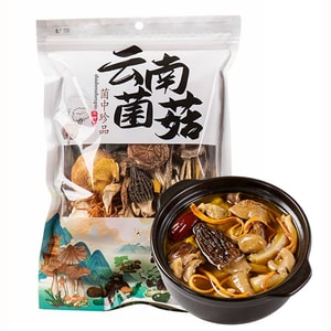 Colorful Mushroom Soup Mix 100g. Wild-sourced, Hand-selected Blend. Serves 3. Rich Aroma, Flavorful Broth. For Soups, Hot Pot, Wellness Meals. Works With Meat Or Veggies. Easy To Cook.