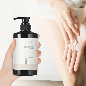 Objet Cactus&Bamboo Body Lotion, 16.9 fl.oz. #White Musk - Sensitive Skin-Friendly Mildly Acidic Formula | Intensive Nourishment