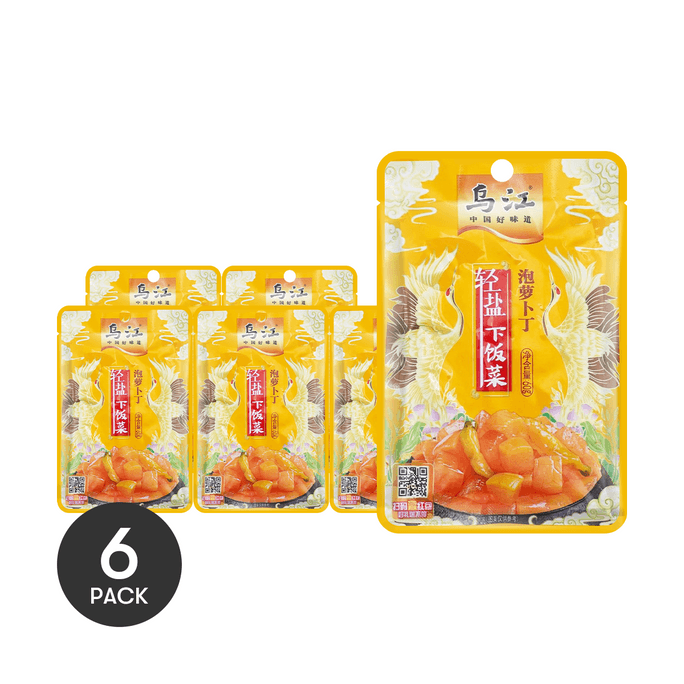 【Value Pack】Pickled Radish 60g*6