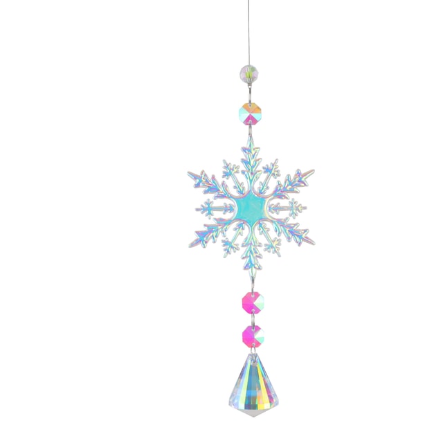 中国直送】FOXTAIL スノーフレーク クリスタル サンキャッチャー