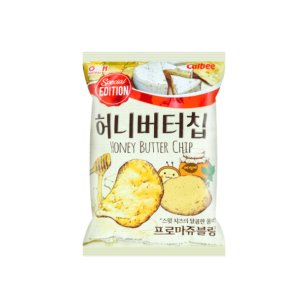 商品详情 - 韩国 HAITAI 蜂蜜黄油薯片 白奶酪味  120g - image  0