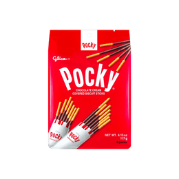Pocky Classic Chocolate Biscuit Sticks Family Pack 9 Packs