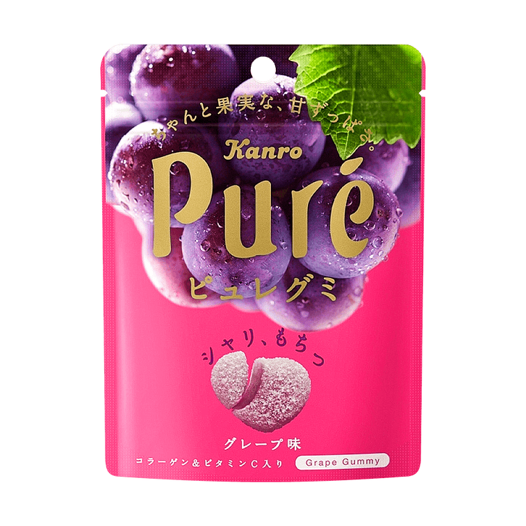 ピュアグミキャンディ グレープ味 56g 5