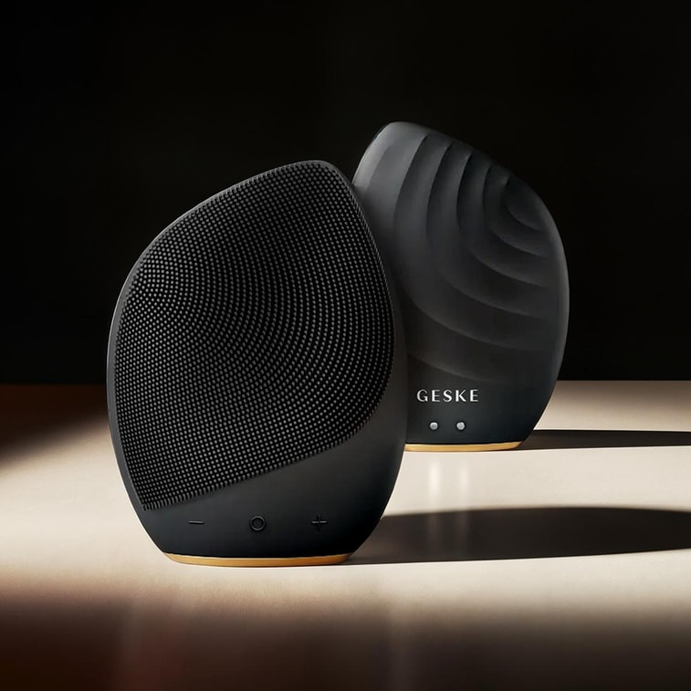 소닉 클렌징 브러쉬 5-1 #그레이 & 골드 4