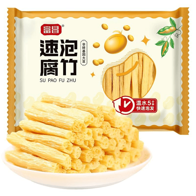 푸창 속건 두부피, 튀기지 않은 순수 콩제품, 100g*1 봉지