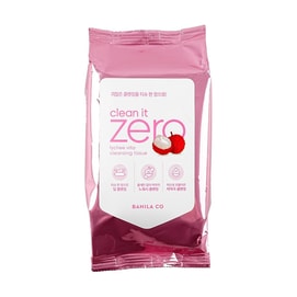 Clean it Zero ライチ ビタ クレンジングティッシュ、メイク落とし、5.29オンス。