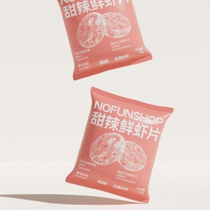 Sweet And Spicy Shrimp Chips, 1.41 oz[Contains FOS Prebiotics] [Contains ≥35% Real Shrimp] [High in Calcium and Protein]