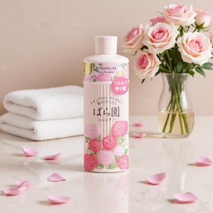 日本SHISEIDO资生堂 ROSARIUM玫瑰园 玫瑰香氛洗发水 无硅油氨基酸洗发露 强韧修复 控油蓬松 300ml