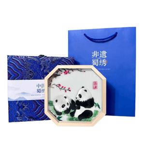 Non Heritage Shu Embroidery Non Heritage Pure Handmade Ornament Round And Round 17 * 17 * 3.8cm