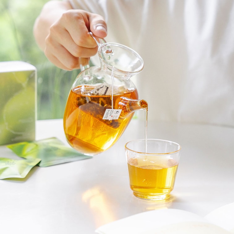 차얀 웨제 반나절 푸얼 레저 티, 17.5g/상자 (차 7개입) 3