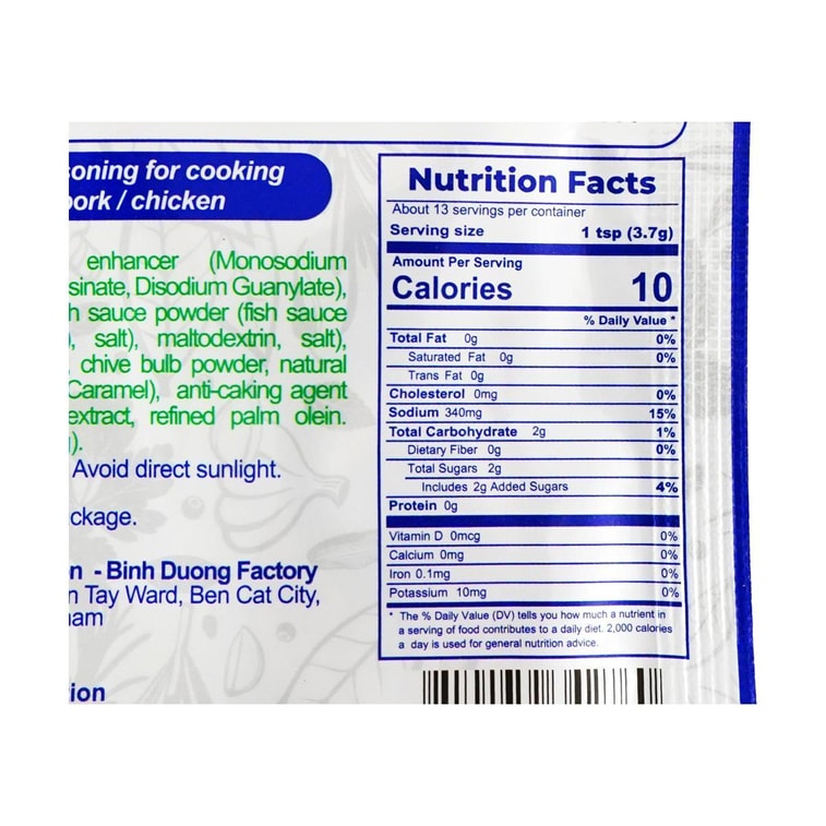 越南MISS VIETSPICE 红烧鱼调料 50g【越南家常调味】 3