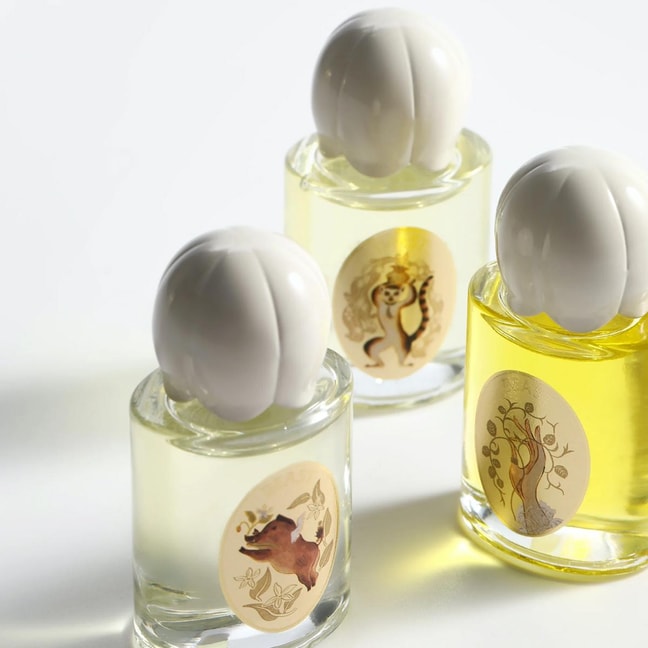 THE BEAST野兽派 香水油三姐妹Q香礼盒 #白日梦+无忧泉+绿手指 8ml*3