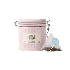 【中國直郵】 蘇小糖 爆汁白桃鐵觀音水果茶茶包 養生茶 花茶 下午茶 35g*1罐