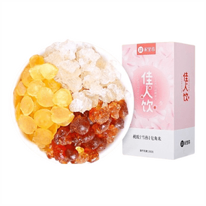 Beauty Drink Peach Gum Snow Yan Saponin Rice Combination Non-wild Can Take White Fungus Wolfberry Red Date 150g/ box