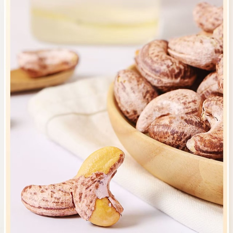 쓰리 스쿼럴스 대용량 보라색 캐슈넛 (껍질 포함), 오리지널 맛, 건강 간식, 400g*1봉지 6