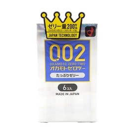 0.02 Condoms Extra Lubricant, 6pcs