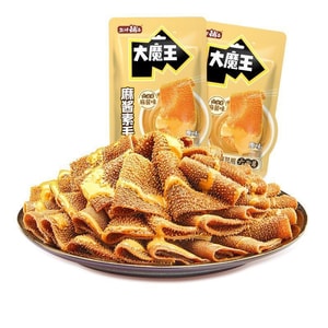 盐津铺子 大魔王 魔芋素毛肚 六必居麻酱味 18g*12包 216g 富含膳食纤维 饱腹解馋