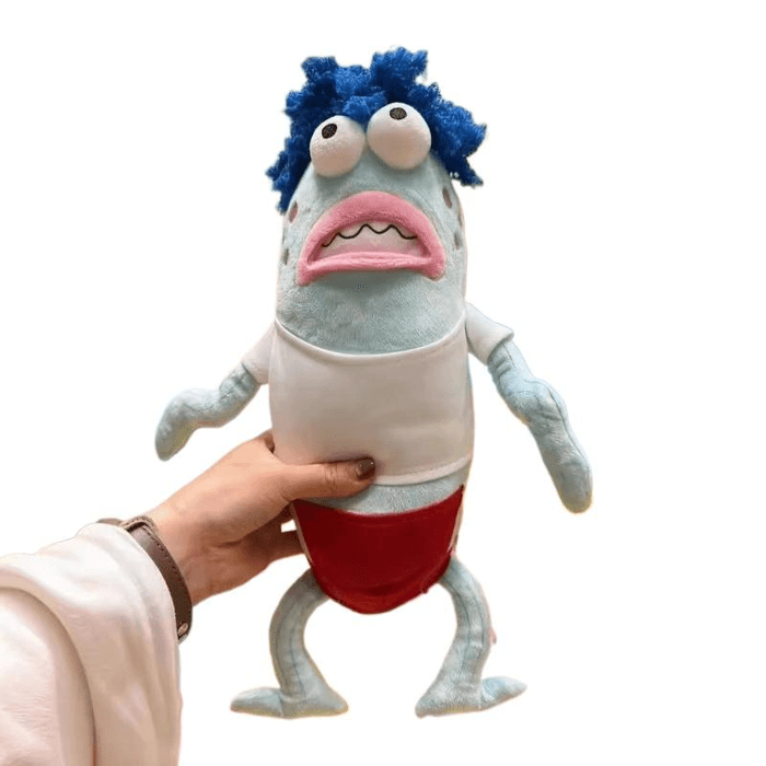 Biqibao Ugly Fish is funny, cute, and plush toy. Abstract Cotton Doll Cool Fish 30cm * 1