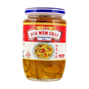 Pickled Vegetarian Cucumber In Brine - Dua Mam Chay, 15.2 oz