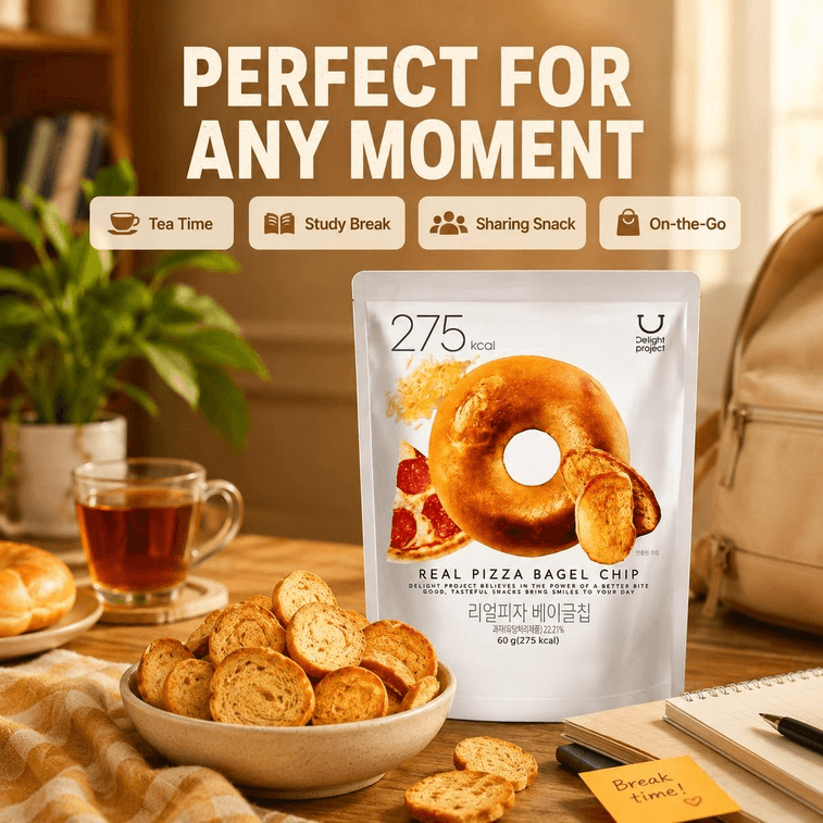 Olive Young Pizza Bagel Chip #Pizza 60g 5