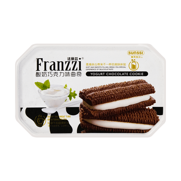 FRANZZI法丽兹 酸奶巧克力味曲奇 126g