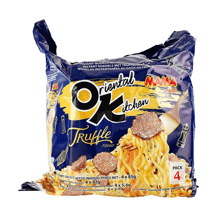Oriental Kitchen Instant Stir-fried Noodles, Truffle Flavor, 3 oz *4 Pack【7-Eleven Popular Products】 4