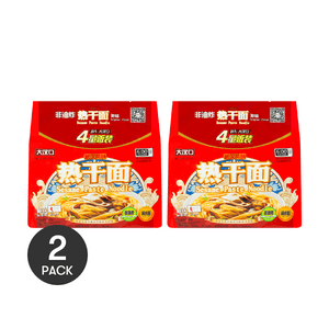 Sesame Paste Noodles - Instant Noodles, 4 Packs 408g*2【Value Pack】