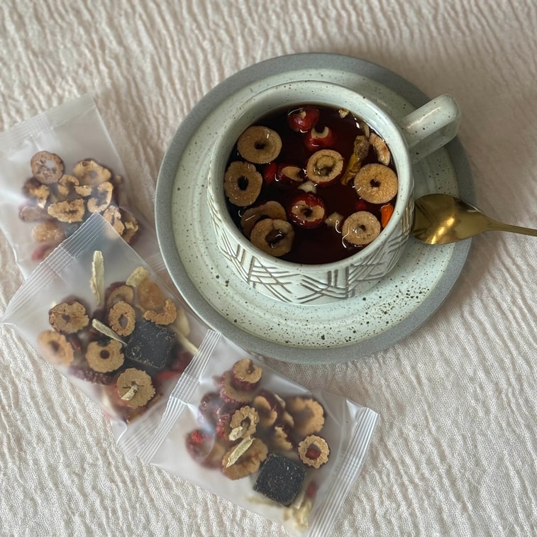 BROWN SUGAR LONGAN RED DATES Goji Berry GINGER TEA 120Gx10packets 5