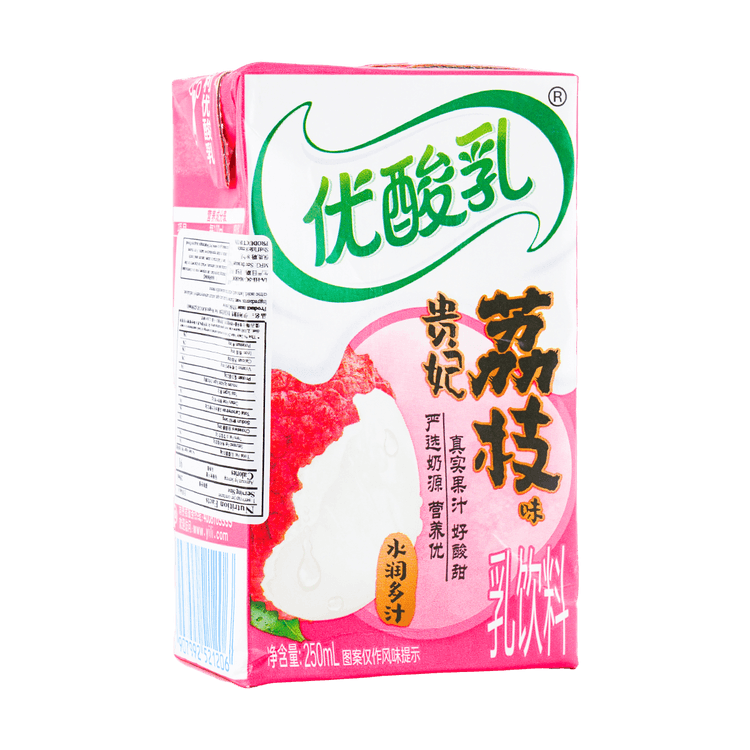 Yili Group Yogurt Drink, Lychee Flavor 8.45 fl oz - Yami.com