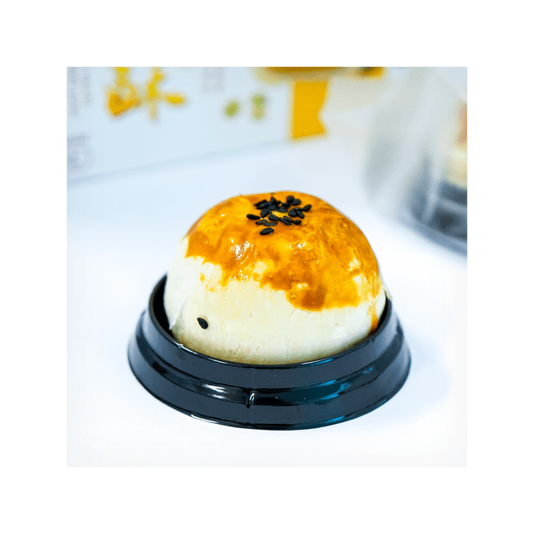 Egg Yolk Puffs - with Chewy Mochi & Sweet Lotus Seed Paste, 6 Pieces, 11.64oz 4