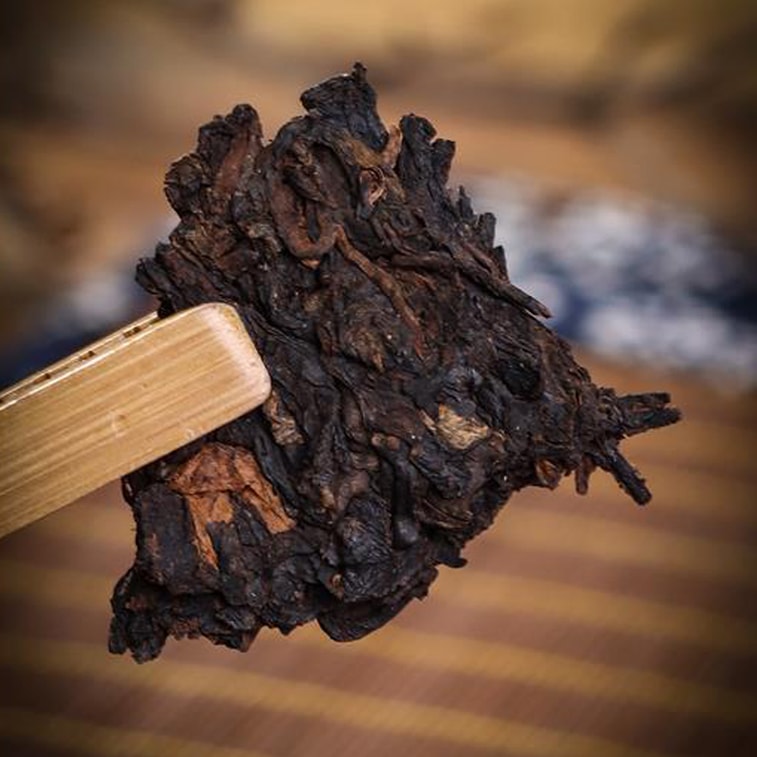 美国 仁信昌 普洱茶熟茶易武一扇磨古树茶饼礼盒装357g【春节送礼】 3