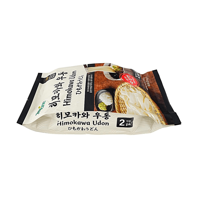Himokawa Udon, 7.65oz*2 Packs 【Chewy Texture】【With Dipping Sauce & Wasabi】 4