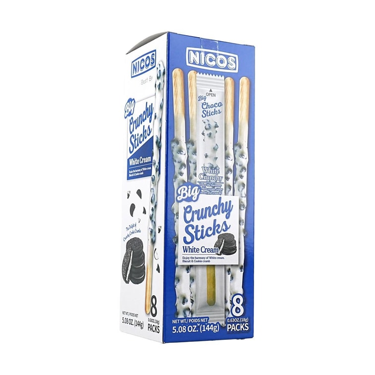 크런치 초코 스틱 - 화이트 초콜릿 코팅 쿠키 스틱, 5.08oz 4